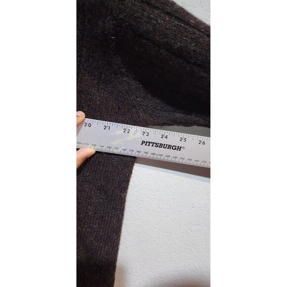 Vintage Express Tricot Men’s Sweater 100% Wool Woven Gray Size Large - Picture 8 of 9